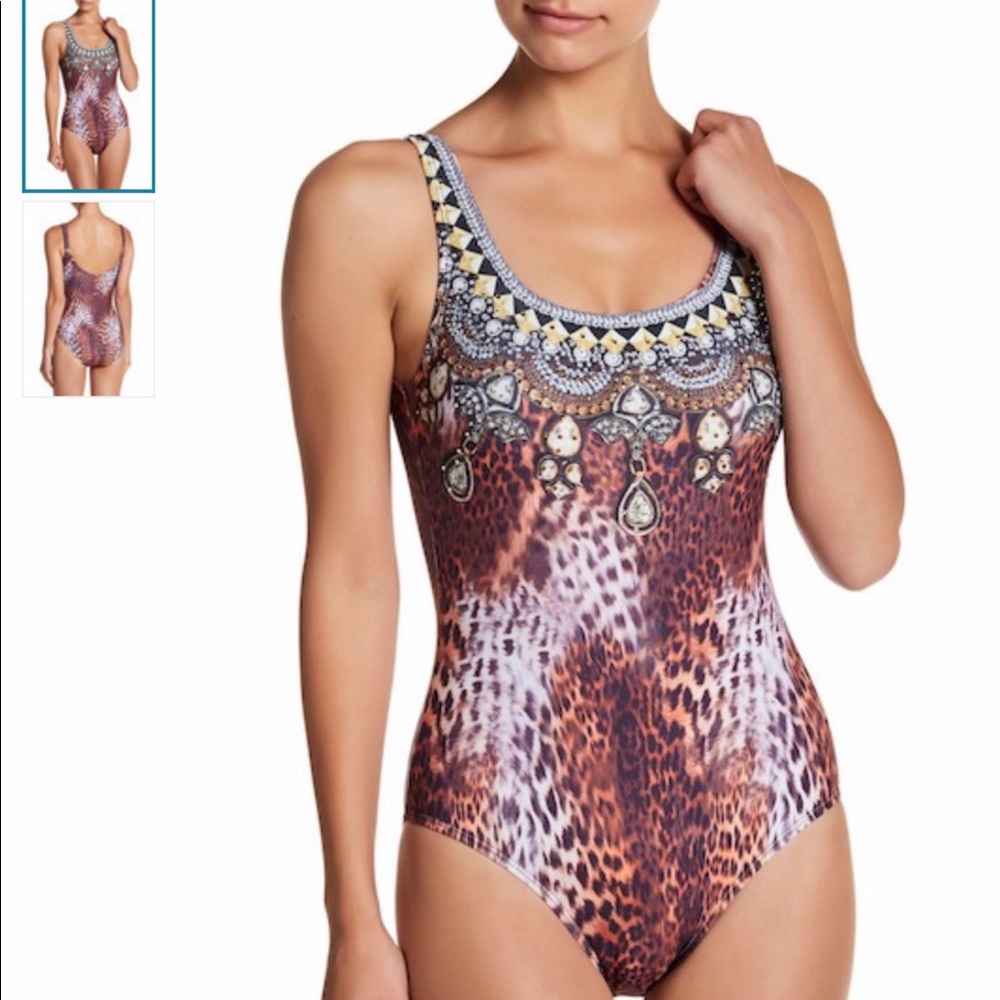 NWT La Moda Embellished One Piece